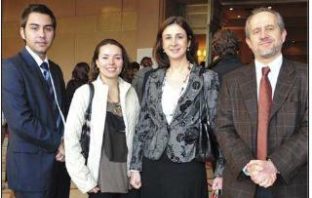 Walter Núñez, Ileana Sánchez, Paula Belmonte y Alfonso Cruz