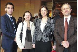 Walter Núñez, Ileana Sánchez, Paula Belmonte y Alfonso Cruz